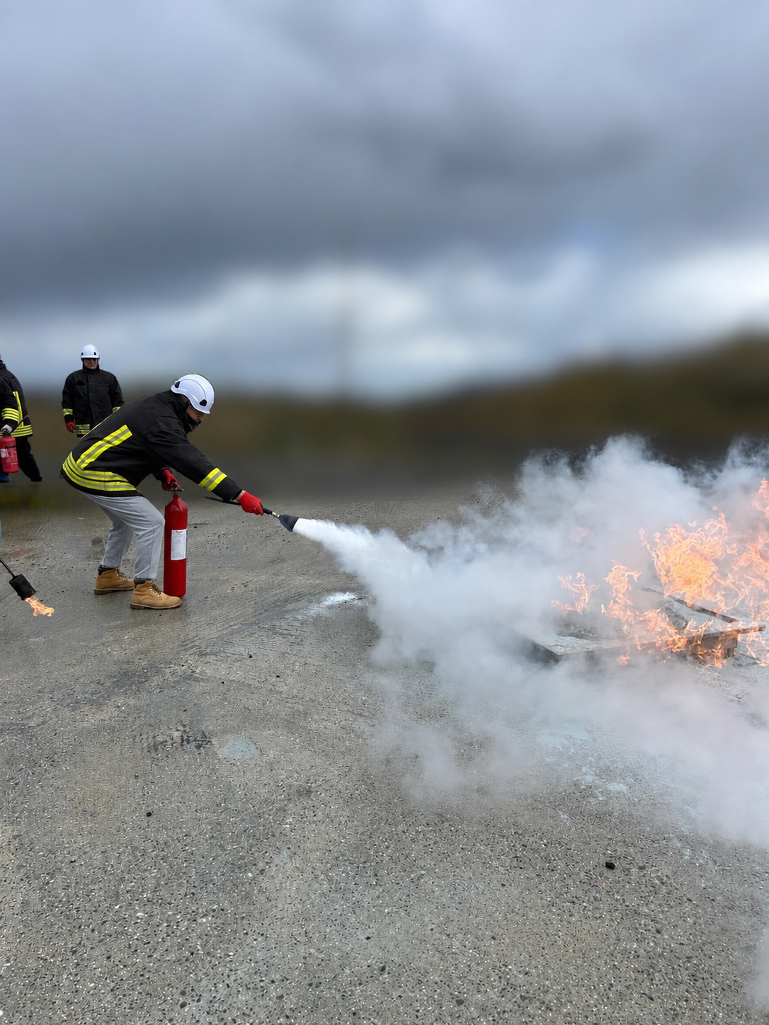 Esercitazione pratica antincendio Blu Corporation — foto 1