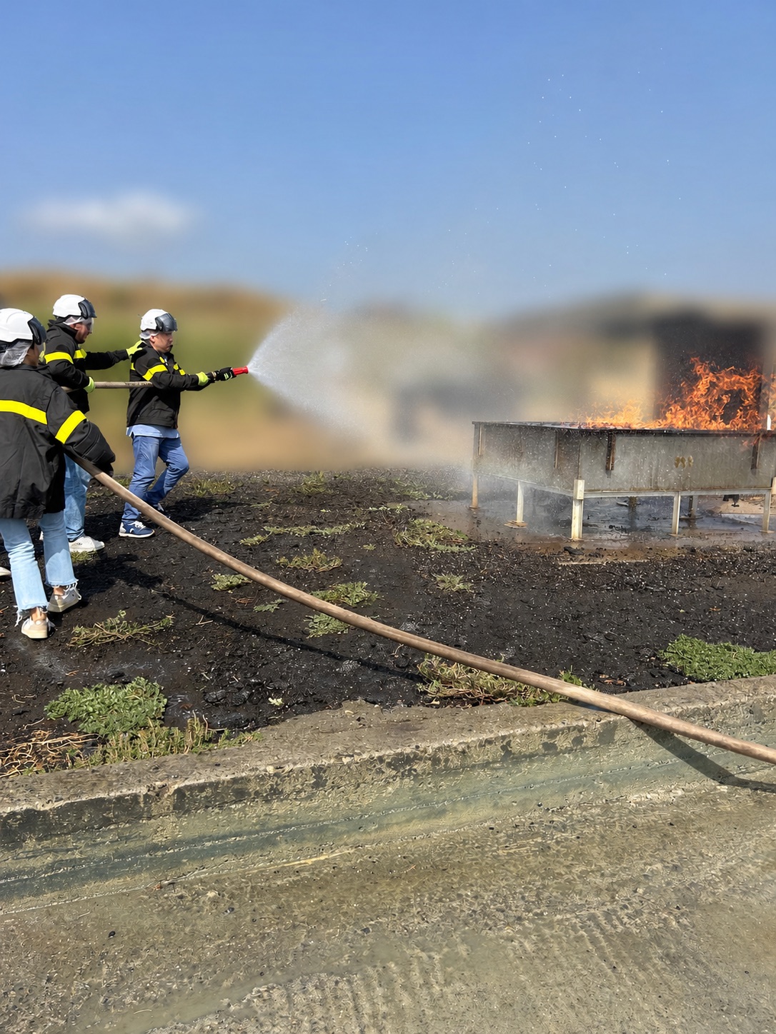 Esercitazione pratica antincendio Blu Corporation — foto 28