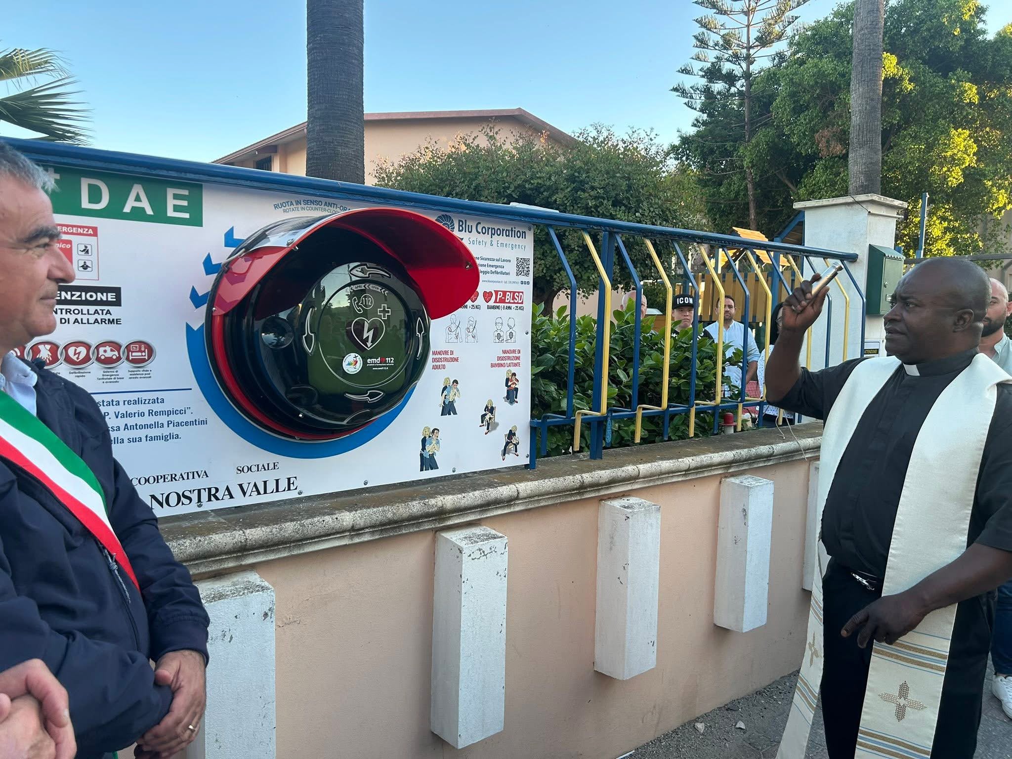 Condofuri: una nuova postazione DAE pubblica — foto 2