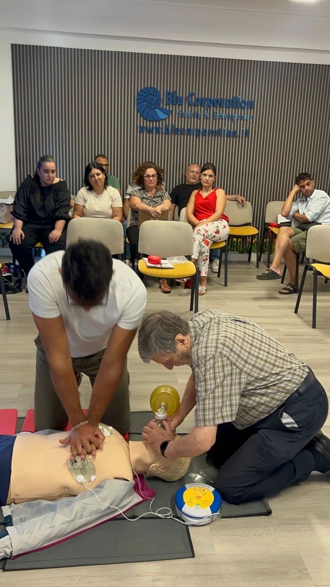 BLSD e primo soccorso — attività Blu Corporation