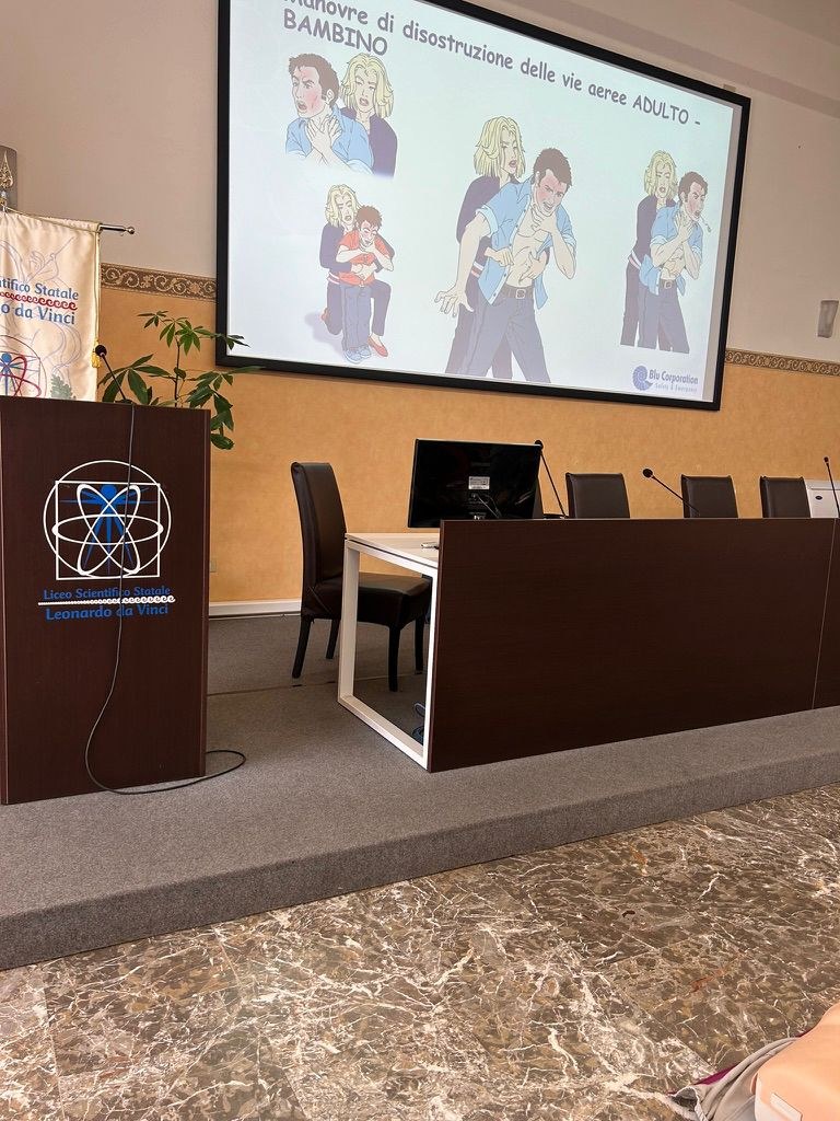 Aula, eventi e certificazioni — attività Blu Corporation
